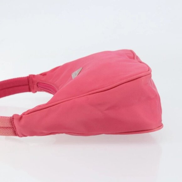 PRADA Hand Pouch Nylon Pink Auth 157315V - Picture 6 of 16